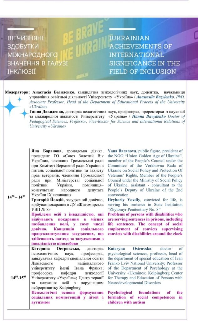 Програма конференції