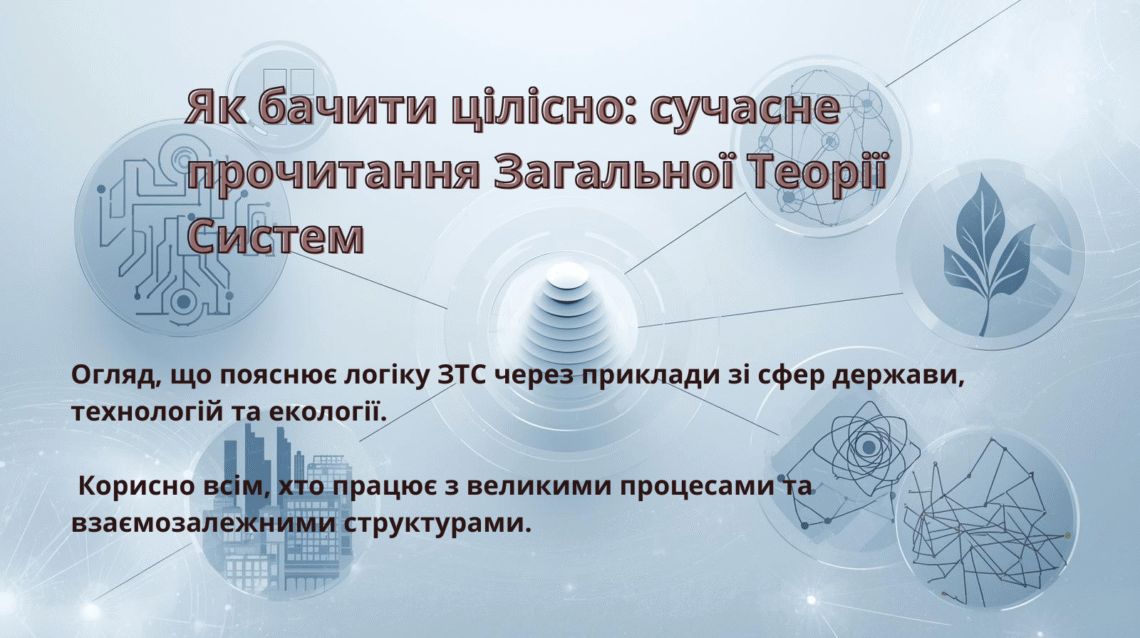 Системне мислення без міфів: короткий гід по Загальній Теорії Систем